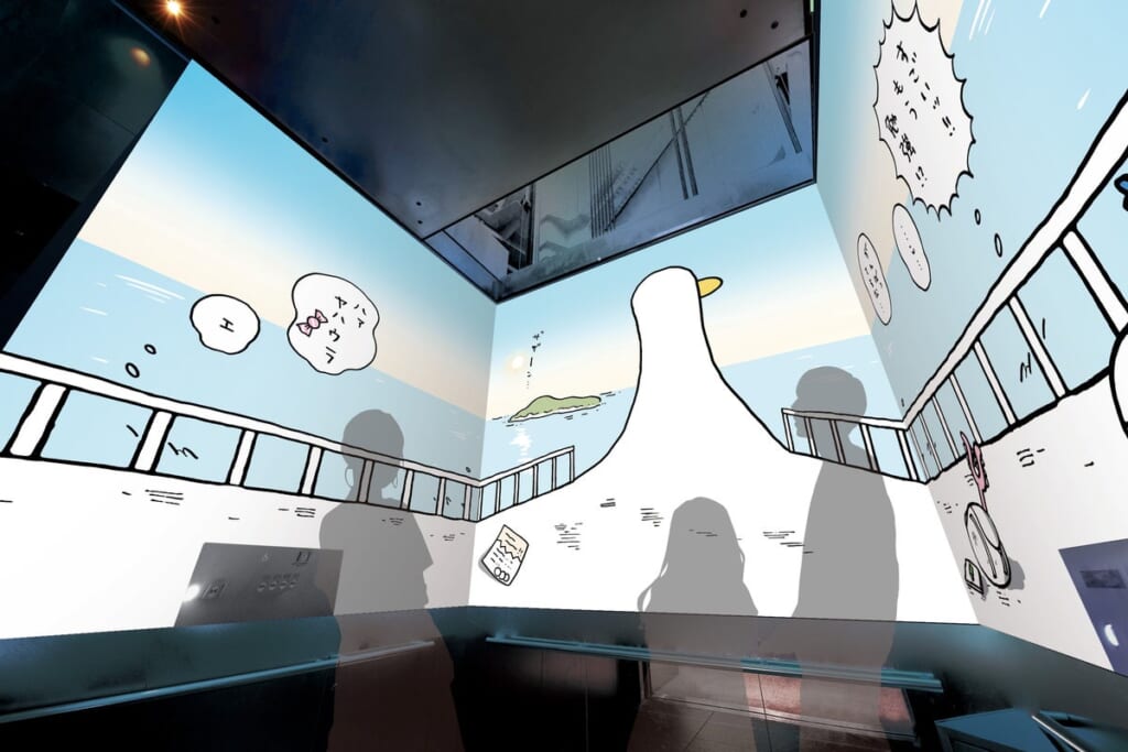 ちいかわ☆星ふるスカイツリーとひみつの島 会場内の展示（リリース掲載画像）